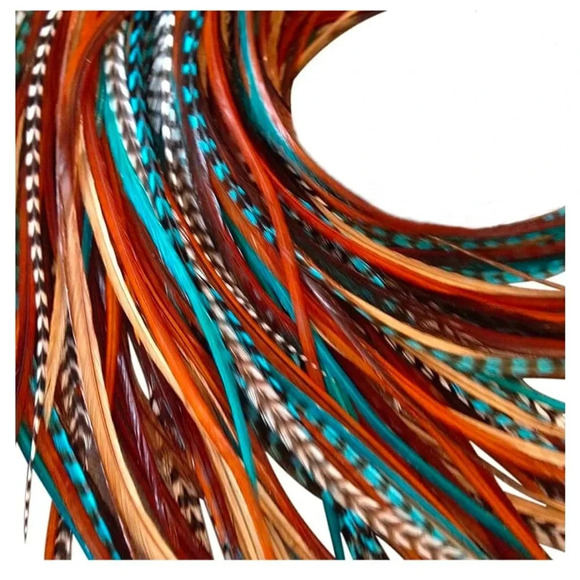 Hair Feather Extension Kit - Includes Feathers, Tools, and Accessories main image 14